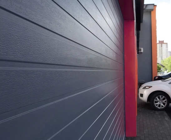 Ворота из сэндвич-панелей в Тбилисской