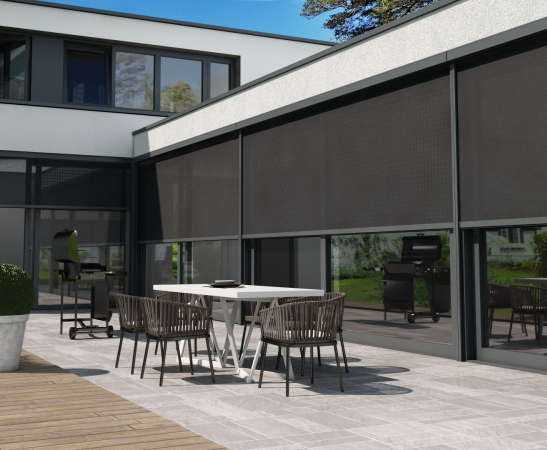 Внешняя солнцезащита помещений в Тбилисской