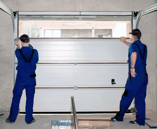 Установка ворот в Тбилисской